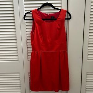 Jcrew red dress